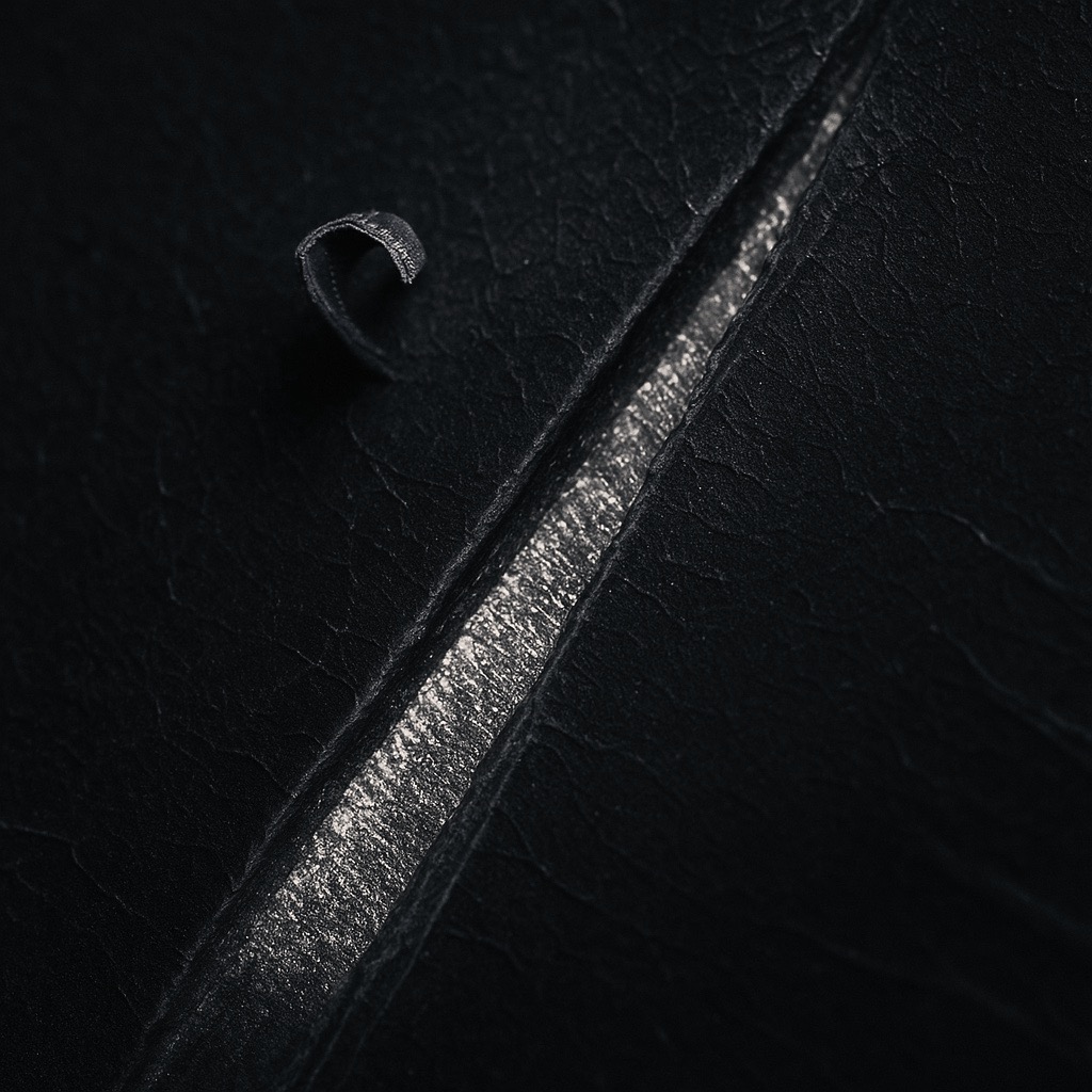 Straight lines engraved by hand